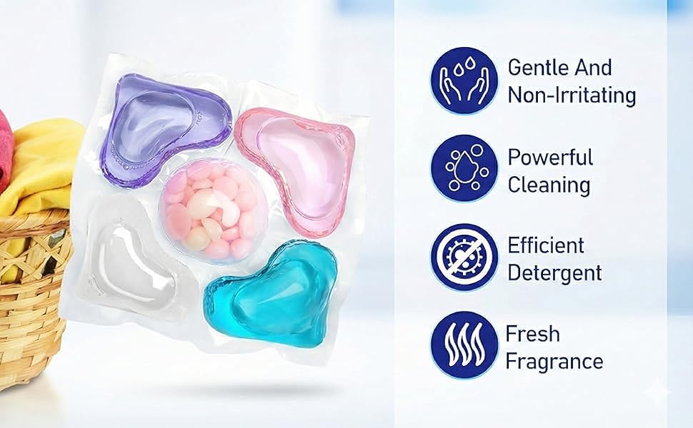 5-in-1 Dissolvable Magic Laundry Pods