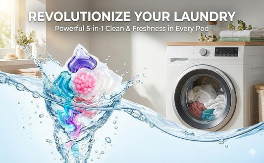 5-in-1 Dissolvable Magic Laundry Pods