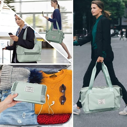Foldable traveling bag ( Random Colors )
