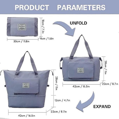 Foldable traveling bag ( Random Colors )