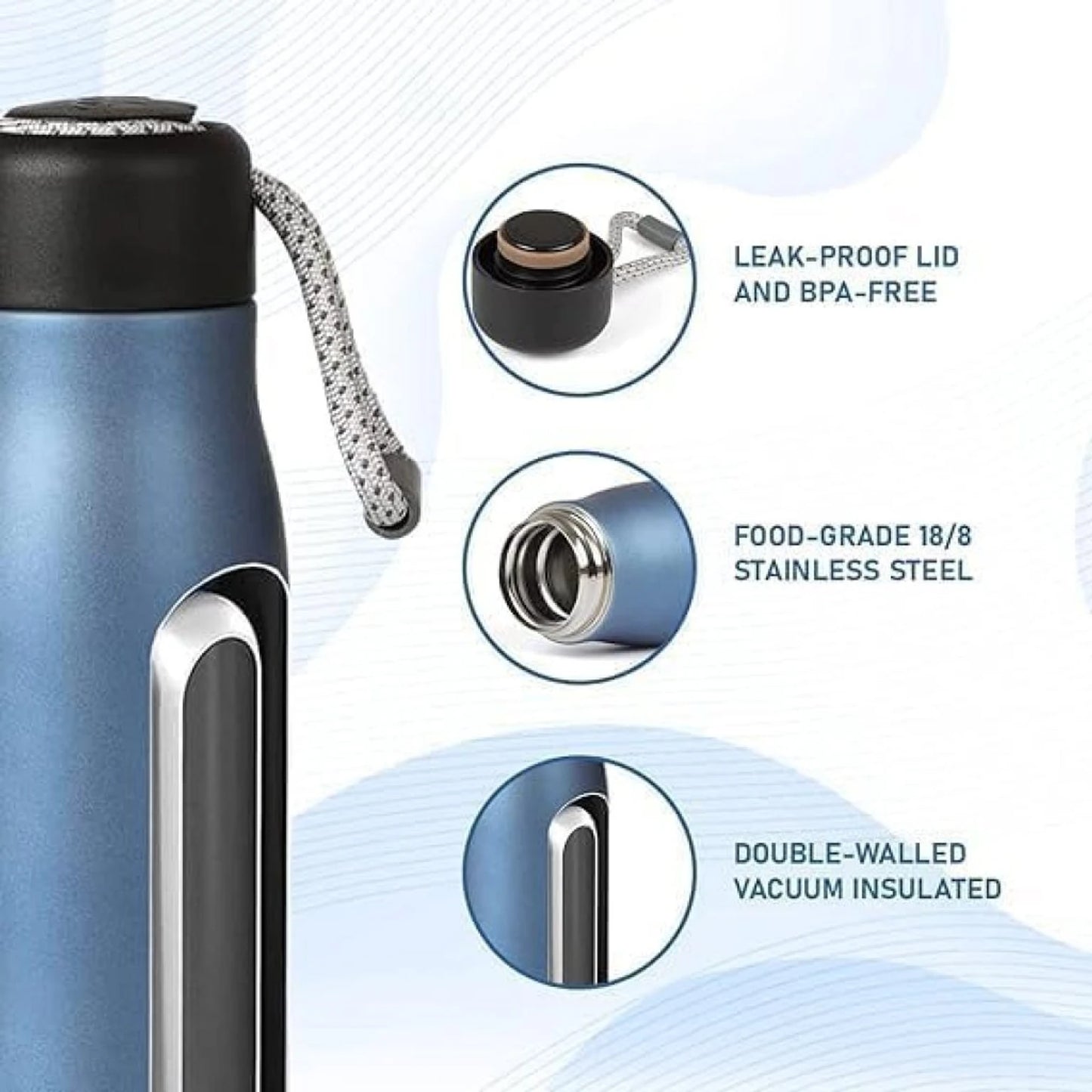 Sport Vaccum Flask Bottle ( 500ML)