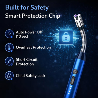 Gas Lighter for Kitchen Rechargeable USB