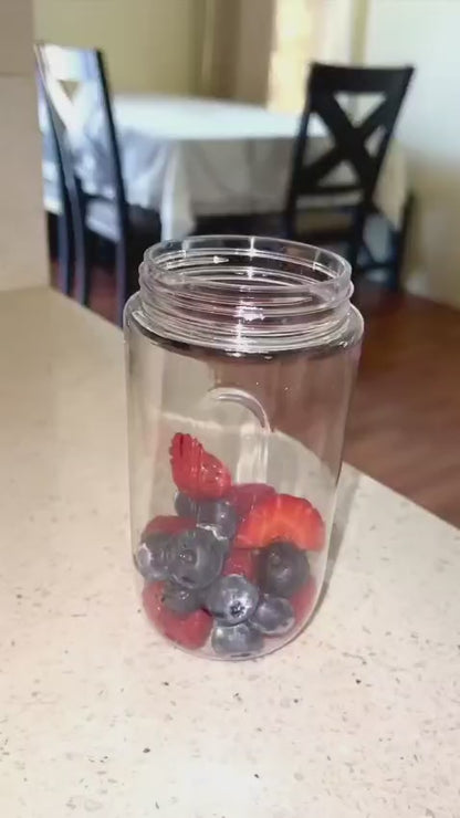 Portable Blender Electric Juicer With Extra Lid
