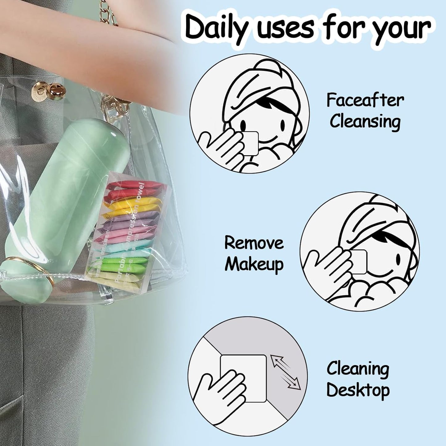 Disposable Compressed Towels Tablets