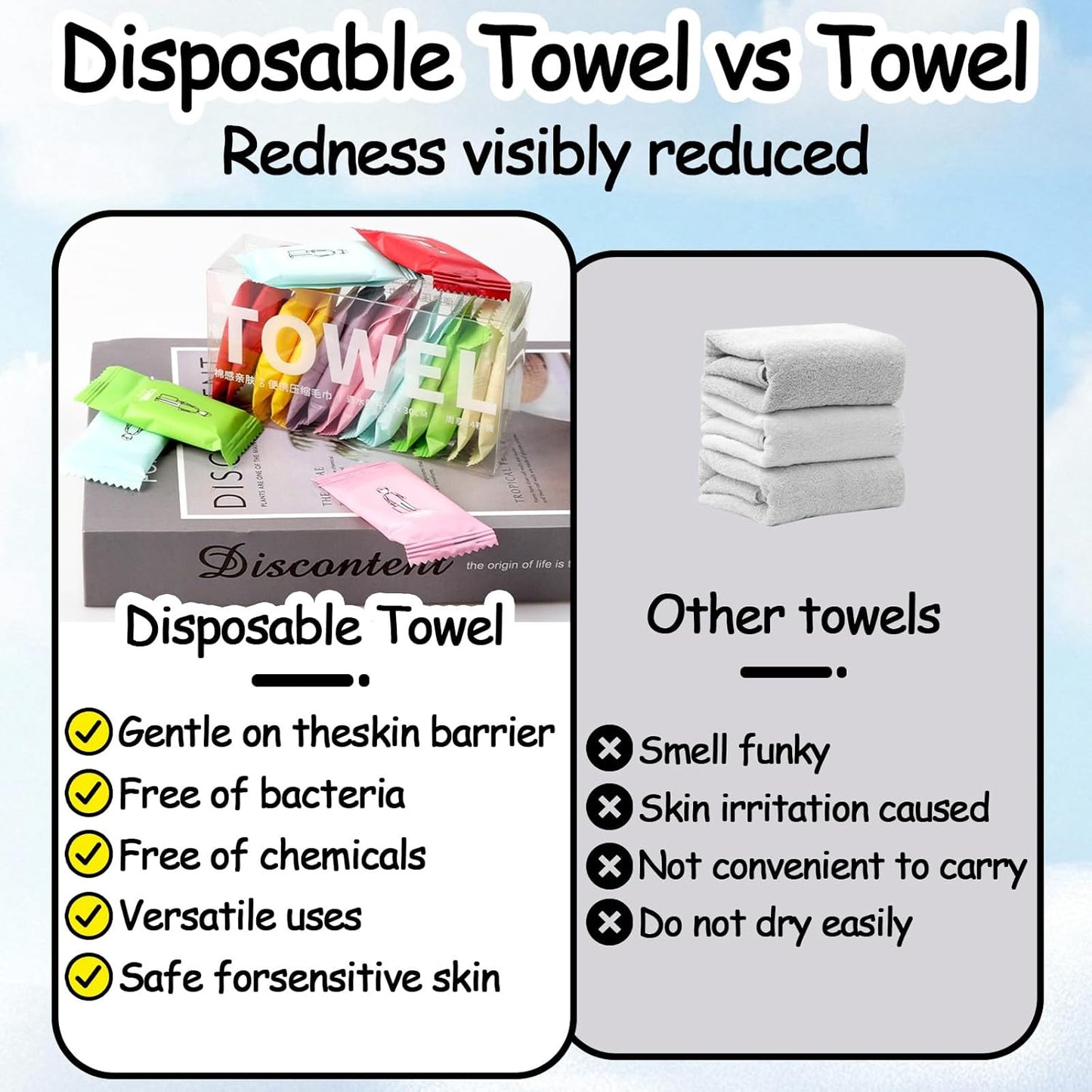 Disposable Compressed Towels Tablets